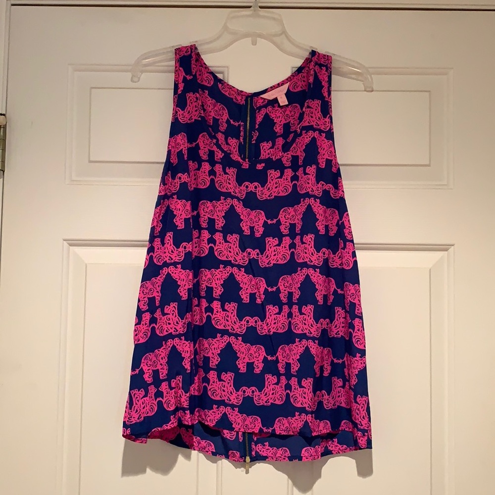 Lily Pulitzer Elephant Tank Top